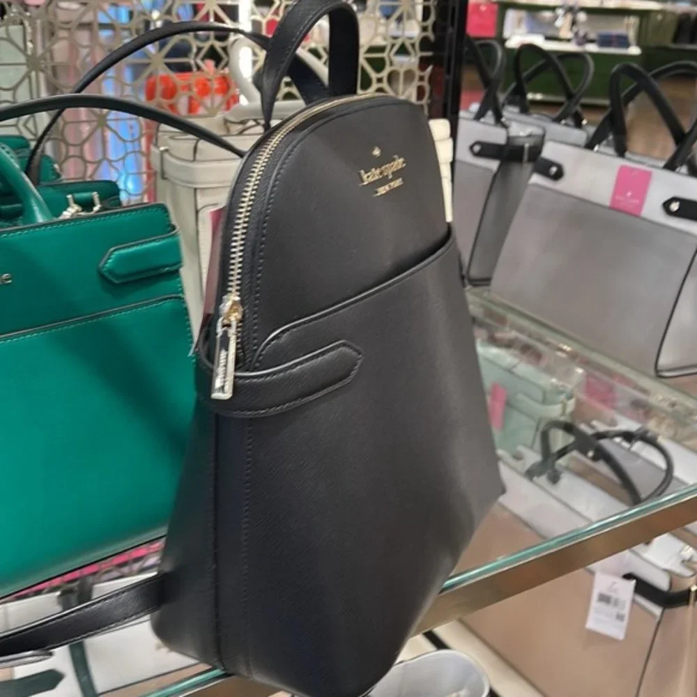 Kate Spade Staci Dome Backpack Black - Picture 2 of 16